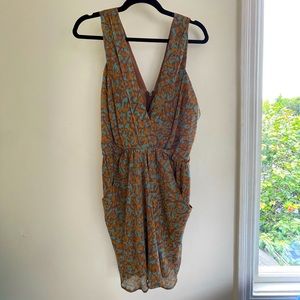 7 for all mankind silk minidress, size medium